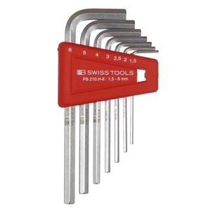 【ポイント20倍】PB SWISS TOOLS 210H-6CN ホルダー付六角棒レンチセット｜インテリアの壱番館