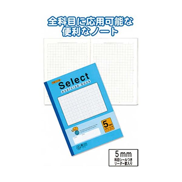 【ポイント20倍】学習帳EH-5B方眼罫5ミリ・ブルー 【10個セット】 31-387