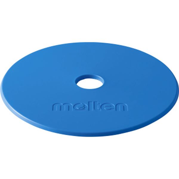 【百貨店SALEでP最大限度47倍】【モルテン Molten】 室外用 目じるしパッド 10枚組 【青み】 高さ5mm×差しわたし20糎 真っただ中穴3糎 日本製 別売保持者納める可