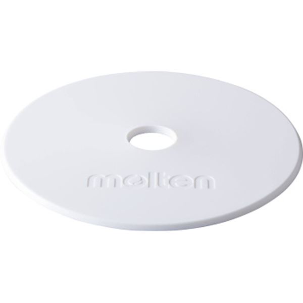【百貨店SALEでP最大限度47倍】【モルテン Molten】 室外用 目じるしパッド 10枚組 【白いこと】 高さ5mm×差しわたし20糎 真っただ中穴3糎 日本製 別売保持者納める可