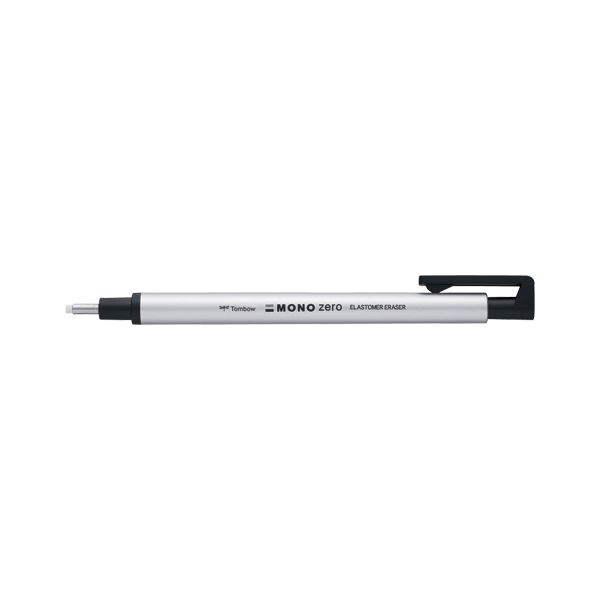 【ポイント20倍】（まとめ） トンボ鉛筆 ホルダー消しゴム モノゼロ 丸型 EH-KUR04 シルバー 1個入 【×5セット】 4,828円