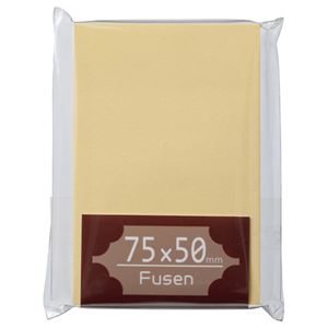 【ポイント20倍】（まとめ） TANOSEE ふせん 75×50mm クリーム 1冊 【×30セット】 の商品写真