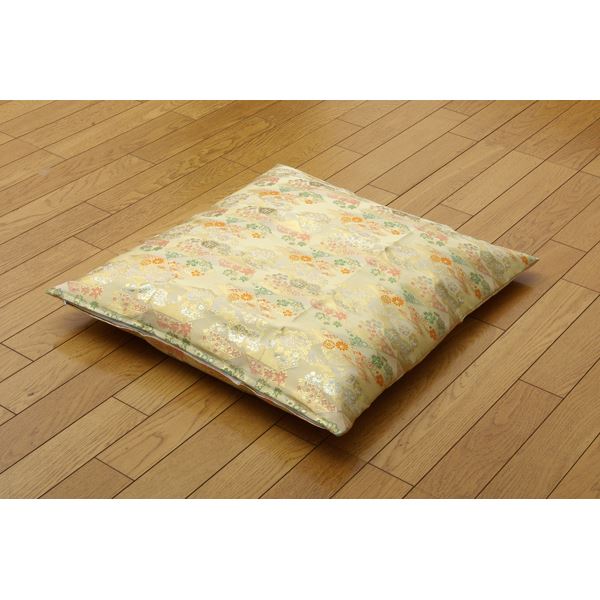 【ポイント20倍】金襴御前(仏前)座布団カバー 『京菊(きょうぎく)カバー』 62×64cm(八端判59×63cm用)