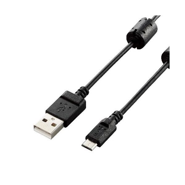 【引き換え証散り散り中】(まとめ)エレコム ディジカメ用USB有線テレビ(microB) DGW-AMBF05BK【×5仕かける】