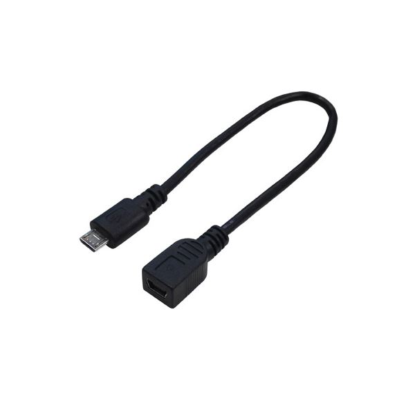 【尖んがり20倍】(まとめ)うつり変わりはやりっ子 USB有線テレビ20 micro(牡)to mini(刃針) USBMCA/M5B20F【×10仕掛ける】