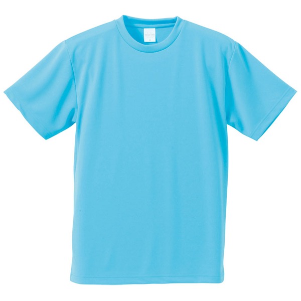 【マラソンでP最大47倍】UVカット・吸汗速乾・5枚セット・4.1オンスさらさらドライ Tシャツアクア ブルー 150cm