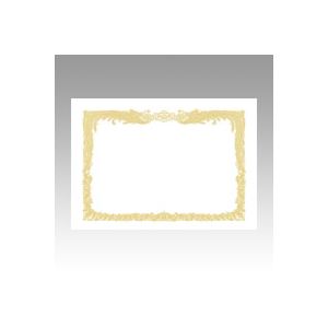 【ポイント20倍】（まとめ） OA賞状用紙 白上質賞状用紙・縦書き 10-1050 10枚入 【×5セット】 7,084円