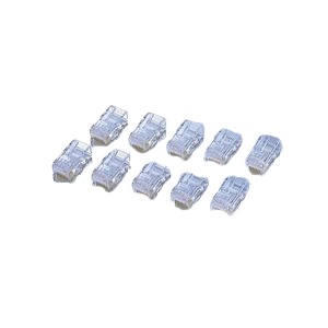 【引き換え証散り散り中】（まとめ）エレコム CAT6用RJ繋ぎ（10個仕かける） LD-6RJ45T10【×5仕かける】