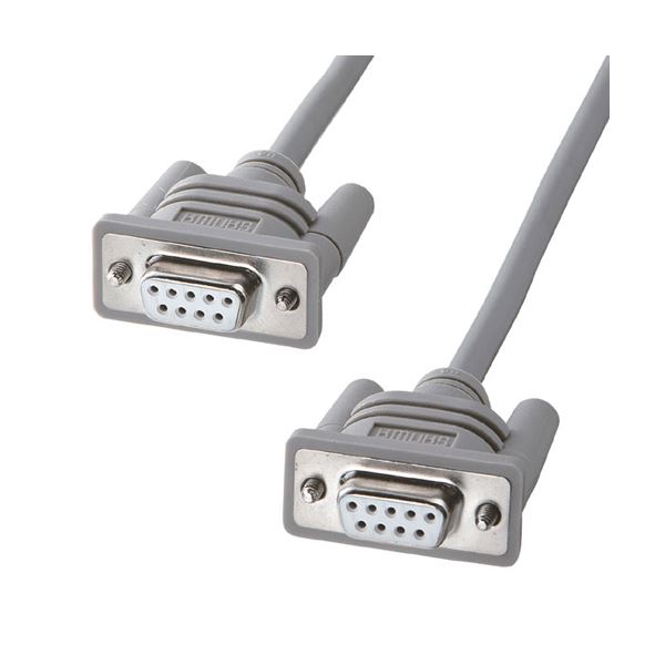 【尖んがり20倍】(まとめ)サンワサプライ RS-232C有線テレビ(インタリンク・クロス・2m) KRS-L09-2K【×3仕掛ける】