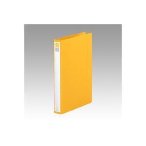 【クーポン配布中】（まとめ） リヒトラブ Avanti リングファイル〈カドロック＆ツイストリング〉 A4判タテ型（背幅36mm） F-877U-5 黄 1冊入 【×10セット】