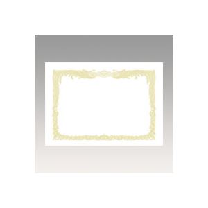 【クーポン配布中】（まとめ） OA賞状用紙 白上質賞状用紙・縦書き 10-1080 10枚入 【×5セット】