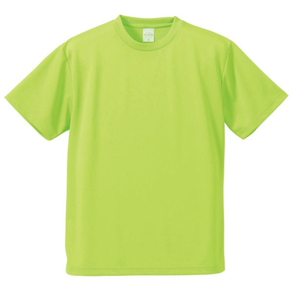 【マラソンでP最大49倍】UVカット・吸汗速乾・5枚セット・4.1オンスさらさらドライ Tシャツライム グリーン S