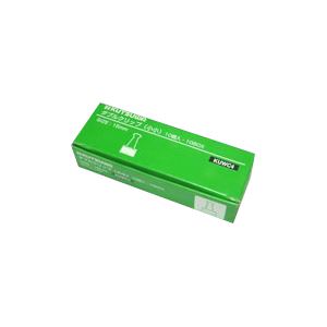 【ポイント20倍】（まとめ） クツワ ダブルクリップ 紙箱入 KUWC4 入 【×10セット】