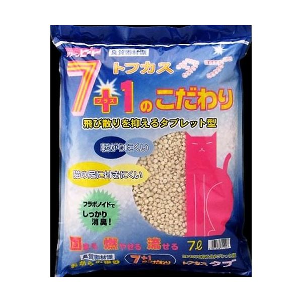 【マラソンでP最大49倍】（まとめ）クリーンビート トフカスタブ 7L 【ペット用品】【×4セット】【代引不可】