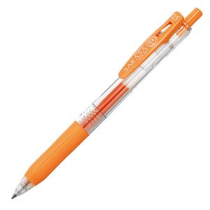 【ポイント20倍】(まとめ) ゼブラ ゲルインクボールペン サラサクリップ 0.5mm オレンジ JJ15-OR 1本 【×60セット】