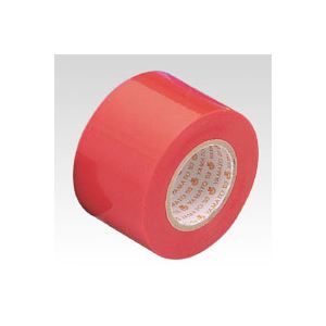 【ポイント20倍】（まとめ） ヤマト ビニールテープ 幅38mm×長10m NO200-38-20 赤 1巻入 【×10セット】