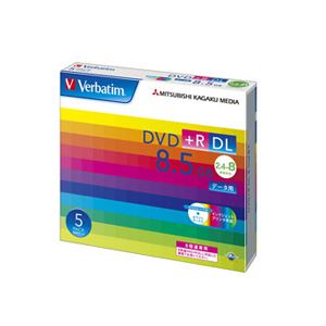【ポイント20倍】(まとめ) バーベイタム データ用DVD+R DL 8.5GB 8倍速 ワイドプリンターブル 5mmスリムケース DTR85HP5V1 1パック(5枚) 【×3セット】