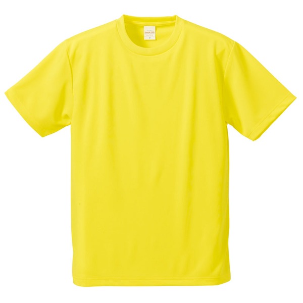 【ポイント20倍】UVカット・吸汗速乾・5枚セット・4.1オンスさらさらドライ Tシャツ イエロー XXXL