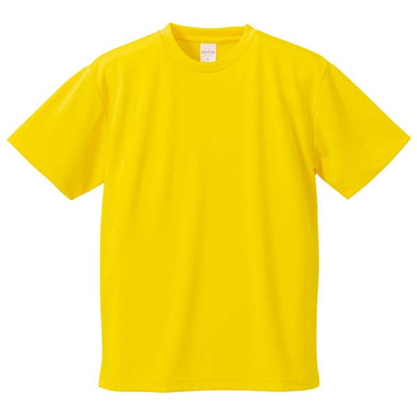 【マラソンでP最大47倍】UVカット・吸汗速乾・5枚セット・4.1オンスさらさらドライ Tシャツ カナリア イエロー M