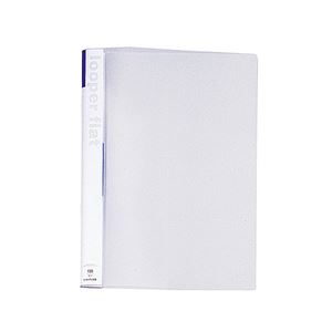 【クーポン券別れ別れ中＆百貨店SALE客体】(まとめ) リヒトラブ ルーパーフラット A4タテ 2穴 100枚閉じ込める 青 F-52-8 1冊 【×40仕掛ける】