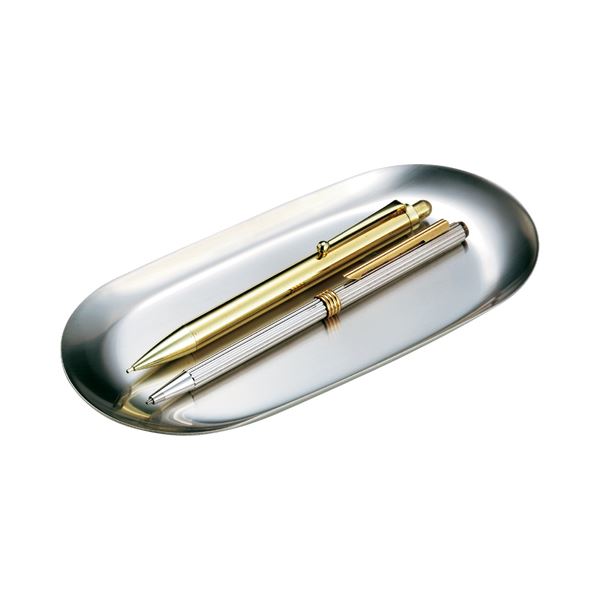 【ポイント20倍】(まとめ) オープン工業 ステンレストレー 小判型 小 W177×D82×H10mm KN-401 1個 【×5セット】
