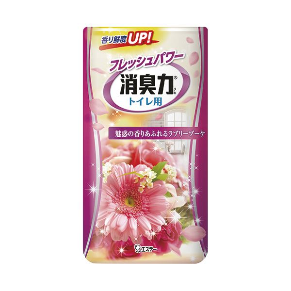 【ポイント20倍】(まとめ) エステー トイレの消臭力 ラブリーブーケ 400ml 1セット(3個) 【&times;5セット】｜インテリアの壱番館
