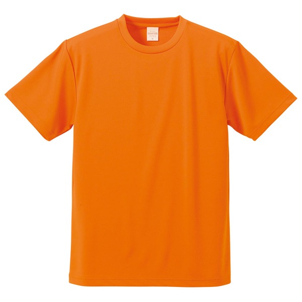 【マラソンでP最大47倍】UVカット・吸汗速乾・5枚セット・4.1オンスさらさらドライ Tシャツ オレンジ S