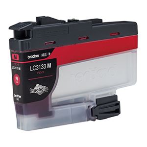 【マラソンでポイント最大47.5倍】ブラザー工業 インクカートリッジ 大容量 （マゼンタ） LC3133M｜インテリアの壱番館