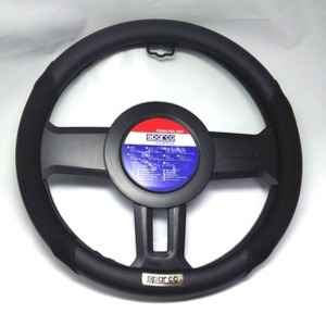 【ポイント20倍】SPARCO-CORSA ステアリングカバー スエード Sサイズ SPC1112BKJ_S