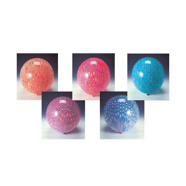 【マラソンでポイント最大47.5倍】DLM ゴム風船（羽模様）50cm（10入）KK20000｜インテリアの壱番館