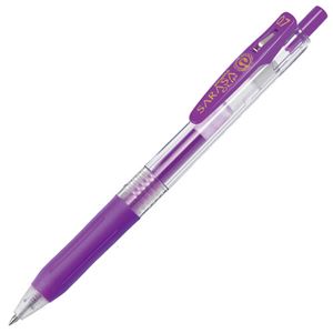【ポイント20倍】(まとめ) ゼブラ ゲルインクボールペン サラサクリップ 0.7mm 紫 JJB15-PU 1本 【×60セット】