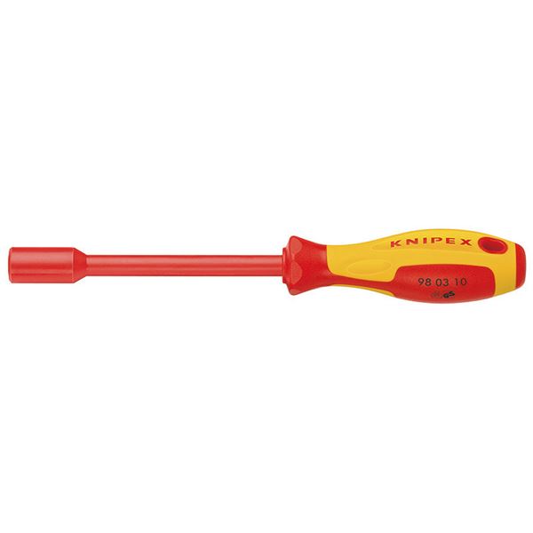 【クーポン配布中】KNIPEX（クニペックス）9803-09 絶縁ナットドライバー 1000V