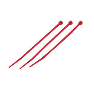 【クーポン配布中】（まとめ）結束バンド ケーブルタイ（カラー） 【長さ100mm/100本入×10セット】 レッド（赤） マーベル MCT-100RD