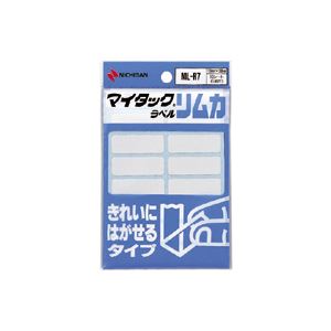 【ポイント20倍】（まとめ） ニチバン マイタック(R) ラベル リムカ(R) （きれいにはがせるタイプ） ML-R7 1P入 【×10セット】