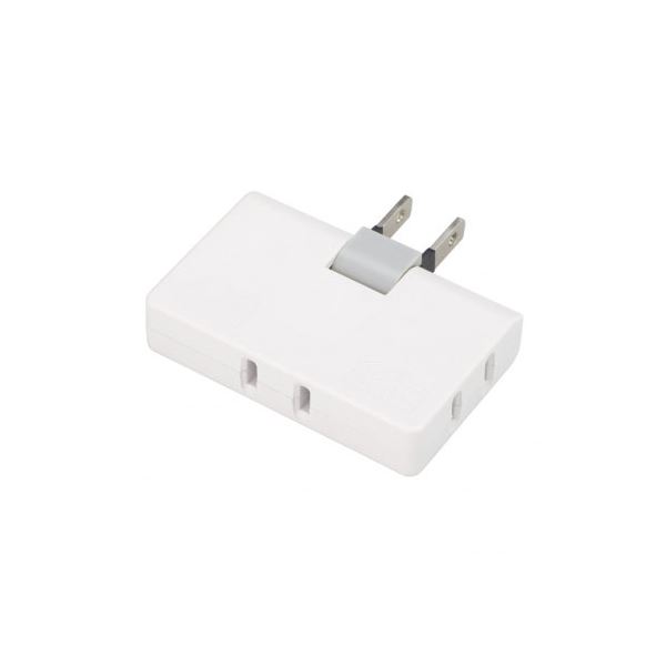 【ポイント20倍】(まとめ) YAZAWA コーナータップ3個口ホワイト Y02ELPC300WH 【×10セット】