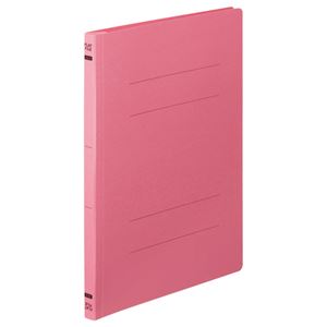 【ポイント20倍】(まとめ) TANOSEE フラットファイルE A4タテ 150枚収容 背幅18mm ピンク 1パック(10冊) 【×15セット】