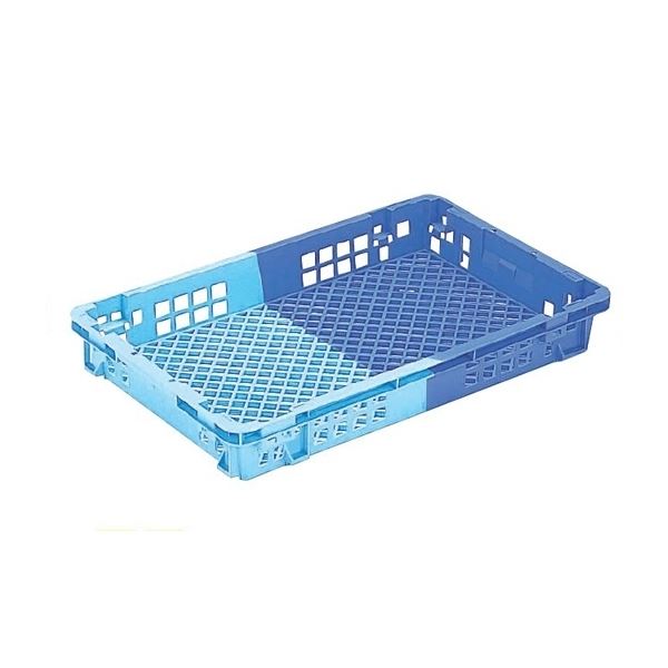 【マラソンでP最大47倍】【5個セット】 業務用コンテナボックス/食品用コンテナー 【NF-M22】 ダークブルー/ブルー 材質：PP【代引不可】