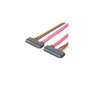 【ポイント20倍】(まとめ)変換名人 SATA+電源ケーブル(メス-メス) SPBB-CA50【×5セット】