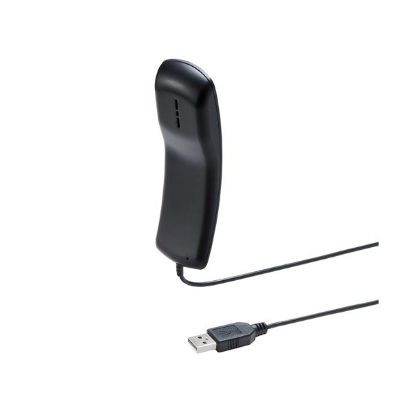 【マラソンでポイント最大47.5倍】サンワサプライ USBハンドセット MM-HSU06BK|インテリアの壱番館