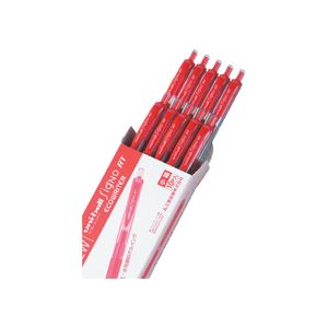 【ポイント20倍】(まとめ) 三菱鉛筆 ゲルインクボールペン ユニボール シグノ RT エコライター 0.5mm 赤 UMN105EW.15 1セット(10本) 【&times;5セット】｜インテリアの壱番館