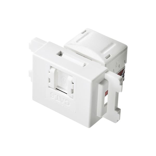 【ポイント20倍】（まとめ）サンワサプライ CAT6JIS対応RJ-45モジュール LA-FP-MJ6【×3セット】