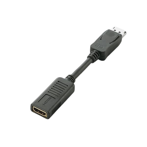 【尖んがり20倍】（まとめ）エレコム DisplayPort-HDMIうつり変わりアダプター ディスプレイポートオス-HDMI刃針 AD-DPHBK 1個 【×3仕掛ける】
