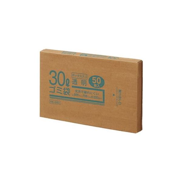 【尖んがり20倍】（まとめ）手工芸品マン 30Lゴミ袋 澄み切った ボックス席入 50枚【×10仕掛ける】 日用品雑貨・文房具・手芸-袋