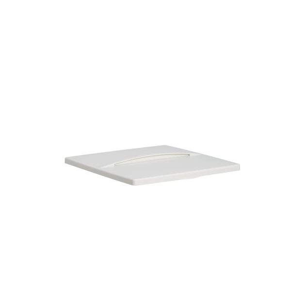 【尖んがり20倍】【本体別売】 エコン 砂ぼこりボックス席 #90 蓋 単品 【象牙色 かぶせフタ】 ポリプロピレン 〔バス発着場 執務室 創業〕