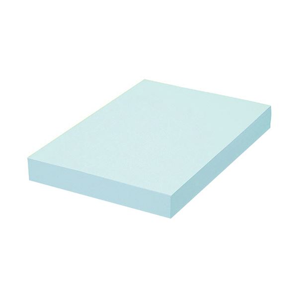 【尖んがり20倍】(まとめ) TANOSEE αエコ色合い調査報告IIアクアブルー B4 1冊(500枚)  【×10仕掛ける】