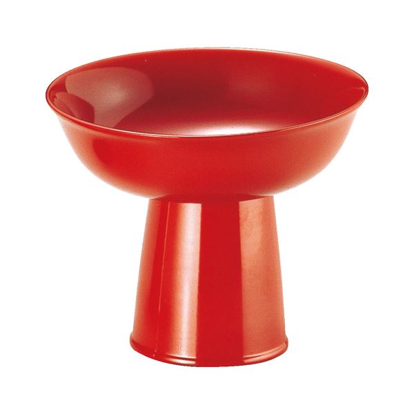 【マラソンでP最大47倍】平安高盃/和食器 【朱 M】 直径122×102mm 日本製 〔和食 レストラン 居酒屋 店舗 お店〕【代引不可】 4,100円