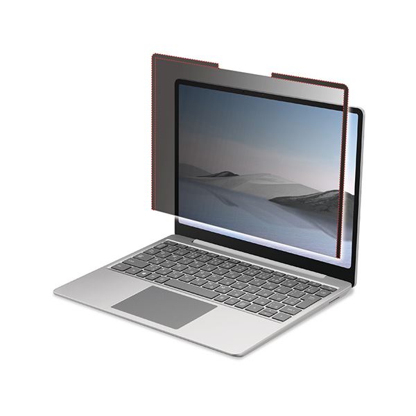 【マラソンでポイント最大47.5倍】エレコム Surface Laptop Go用/のぞき見防止フィルタ/ナノサクション/12.4インチ EF-MSLGPFNS2|インテリアの壱番館
