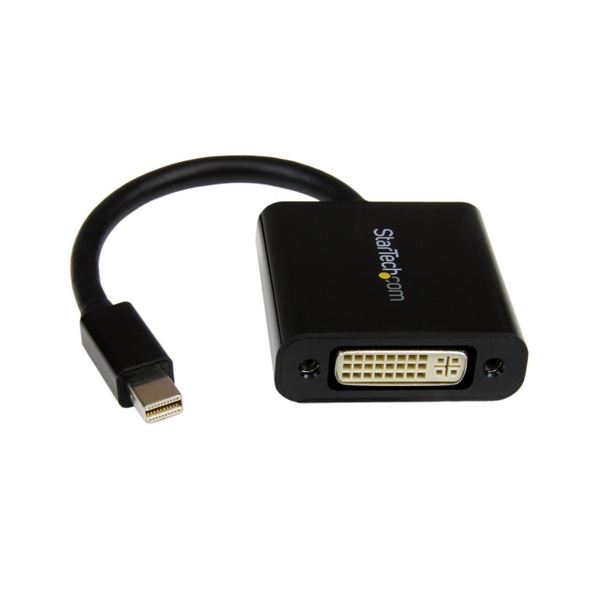 【尖んがり20倍】（まとめ）StarTech.com MiniDisplayPort-DVIうつり変わりアダプター 黒いこと 牡/刃針 1920×1200相応う MDP2DVI3 1個 【×3仕掛ける】 PCアクセサリー-変換コネクタ・ケーブル