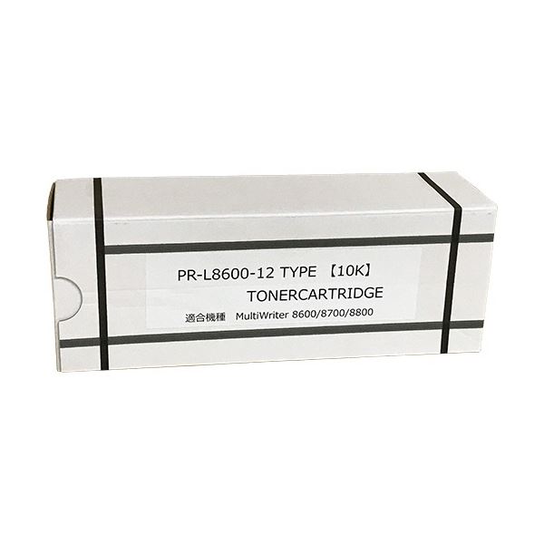 20064円 【SALE/101%OFF】 トナーカートリッジ PR-L8600-12 汎用品 1個