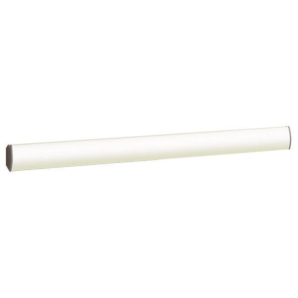 【ポイント20倍】コートハンガーレール 【ホワイト 耐荷重25kg×1本】 レール100cm サイドキャップ 取付専用ビスセット付き 〔DIY 業務用 工事〕